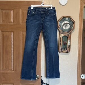 Miss Me Dark Blue Boot Cut Jeans